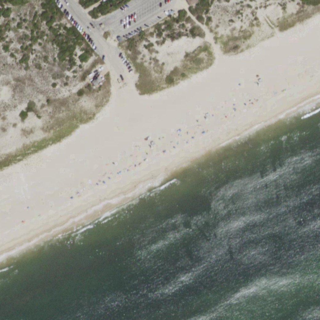 Aerial map of Atlantic Avenue Beach