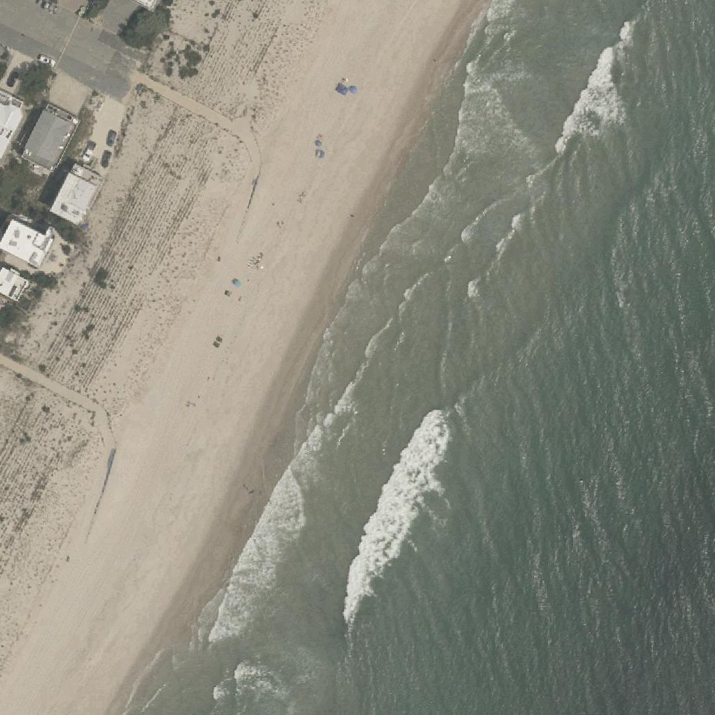 Aerial map of Atlantic Avenue Beach