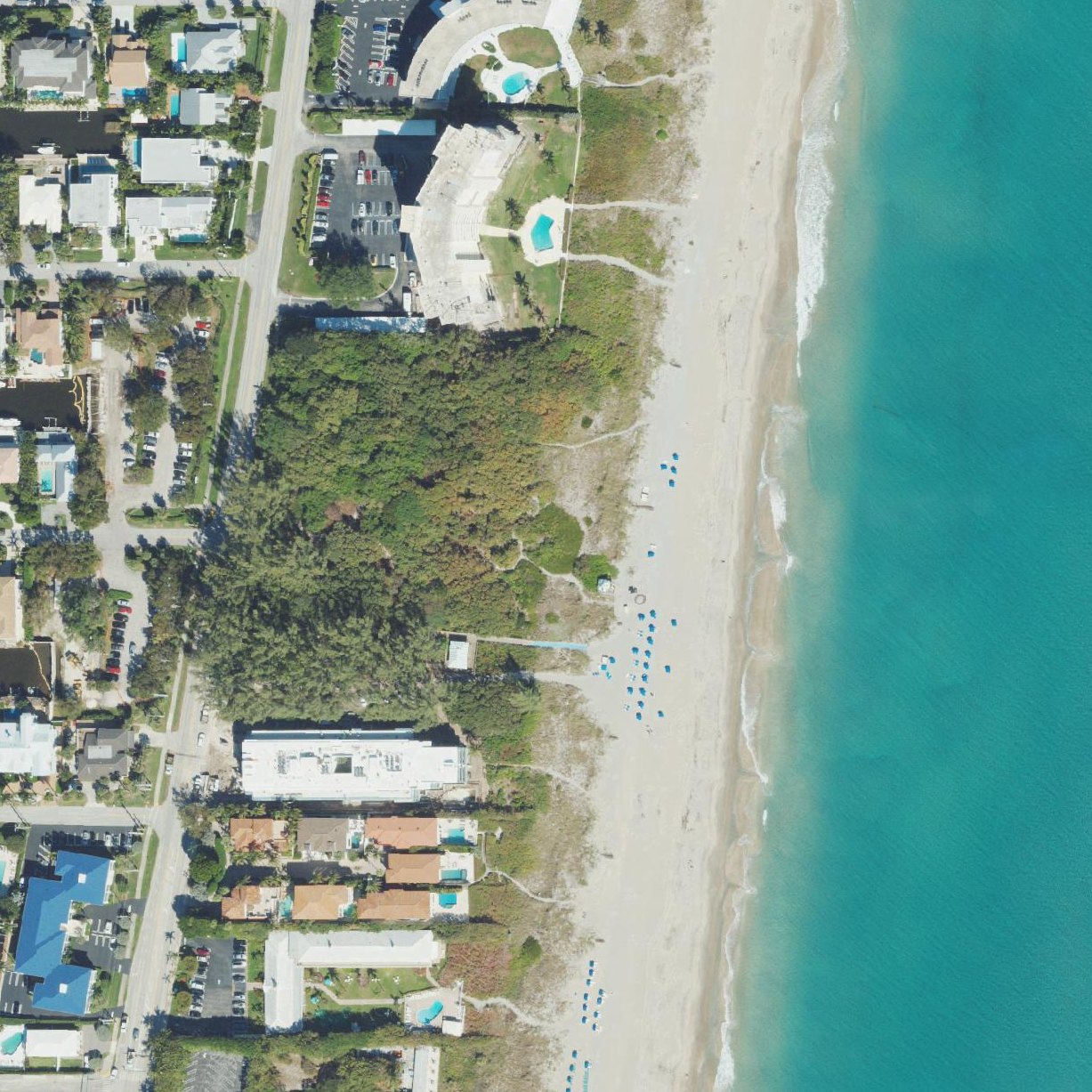 Aerial map of Atlantic Dunes Park