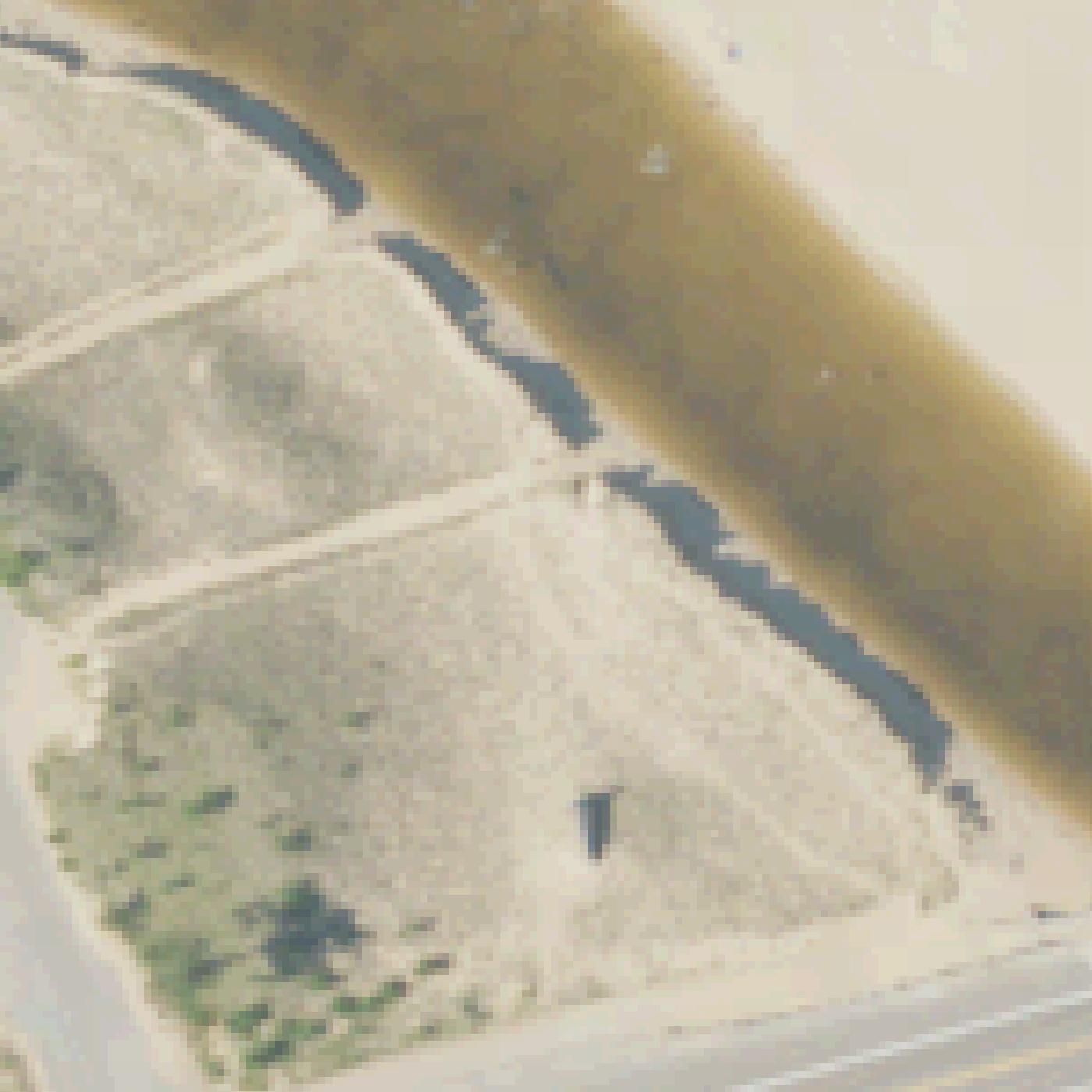 Aerial map of AuTrain beach