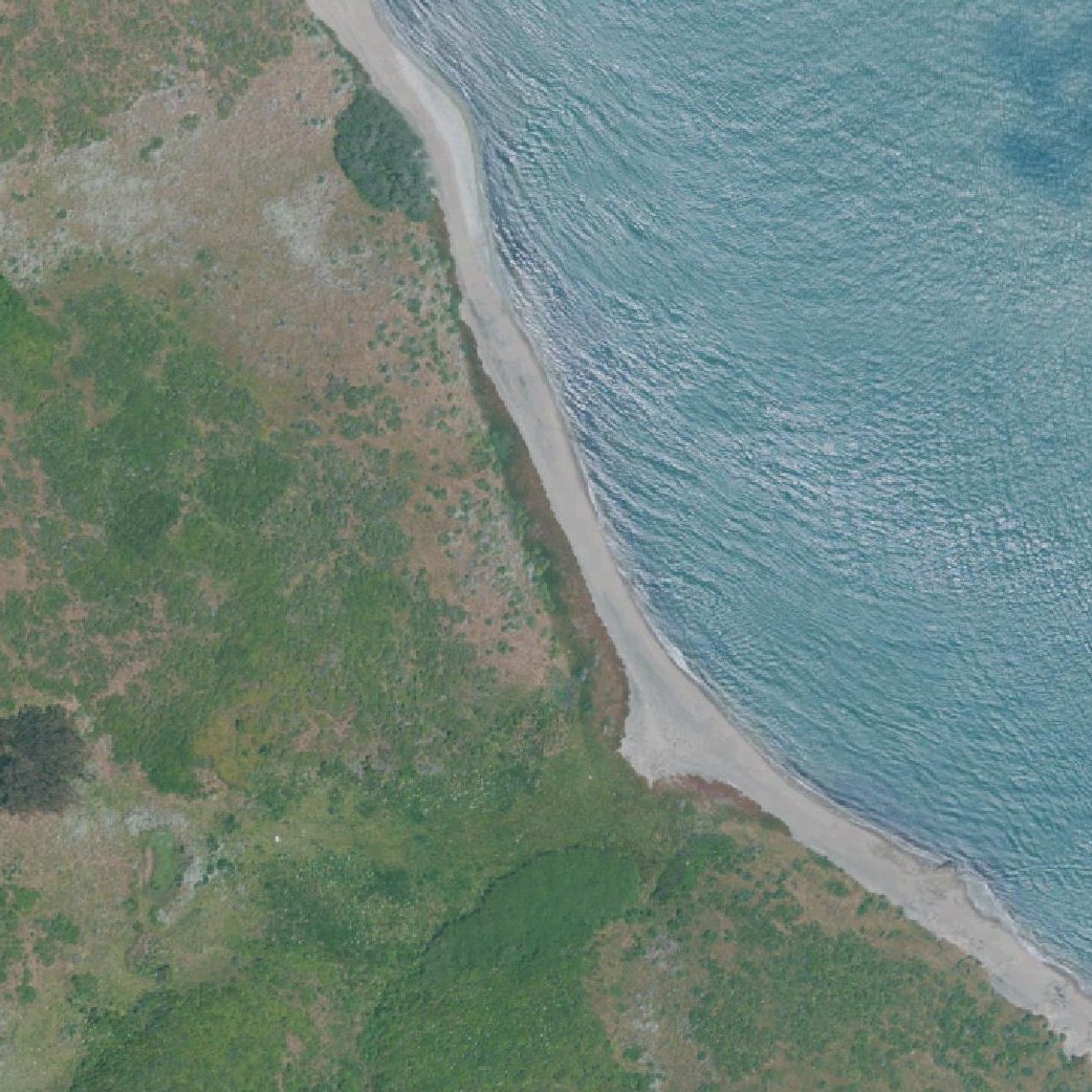 Aerial map of Avalis Beach