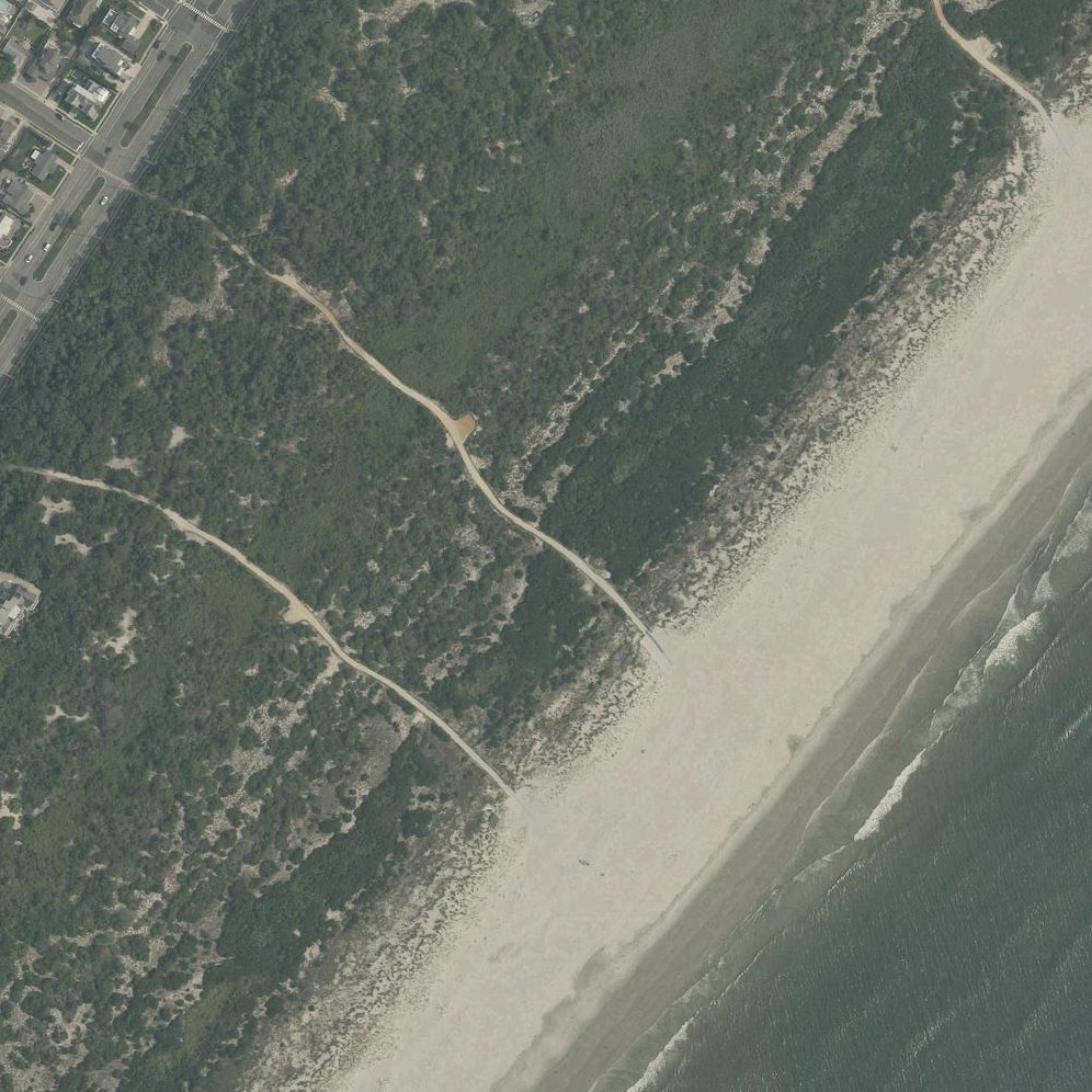 Aerial map of Avalon Dunes and Beach Trail