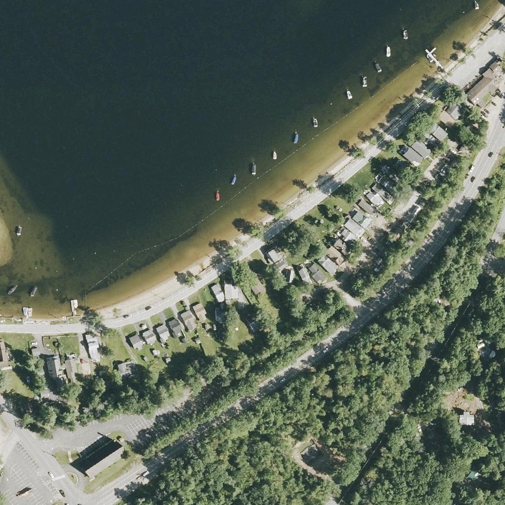 Aerial map of Avery-Crouse Beach