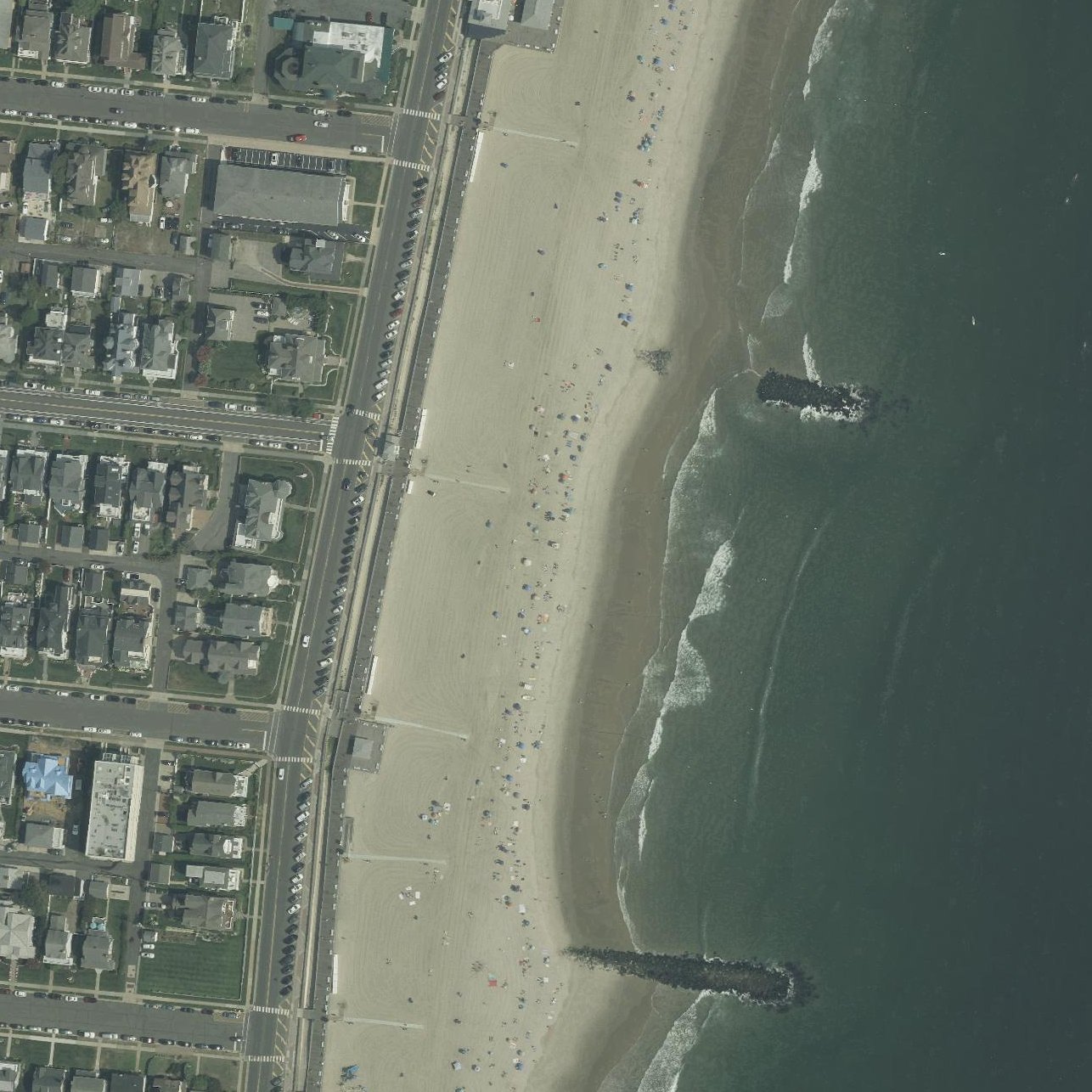 Aerial map of Avon Beach