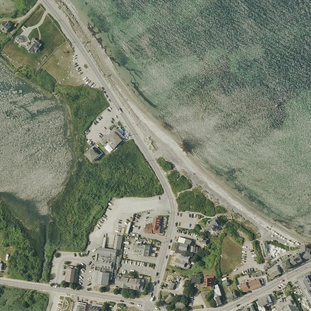 Aerial map of Baby Beach