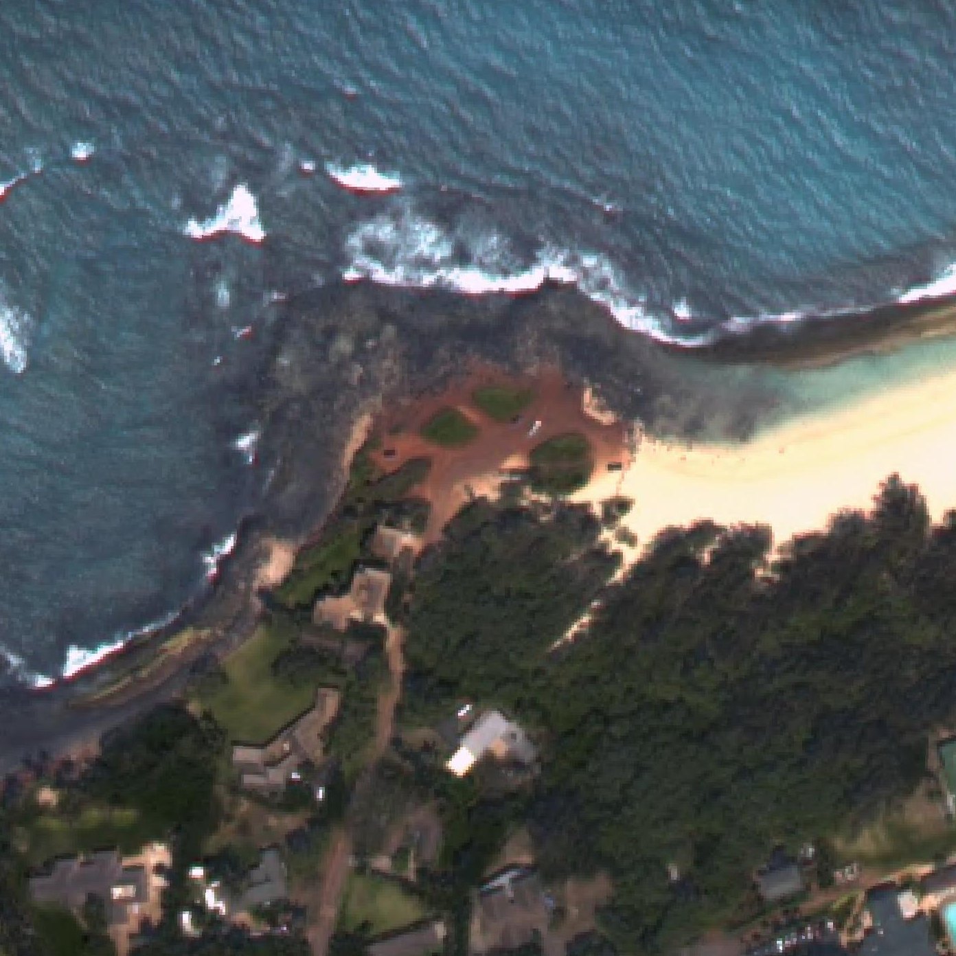 Aerial map of Baby Beach, Sprecklesville Area