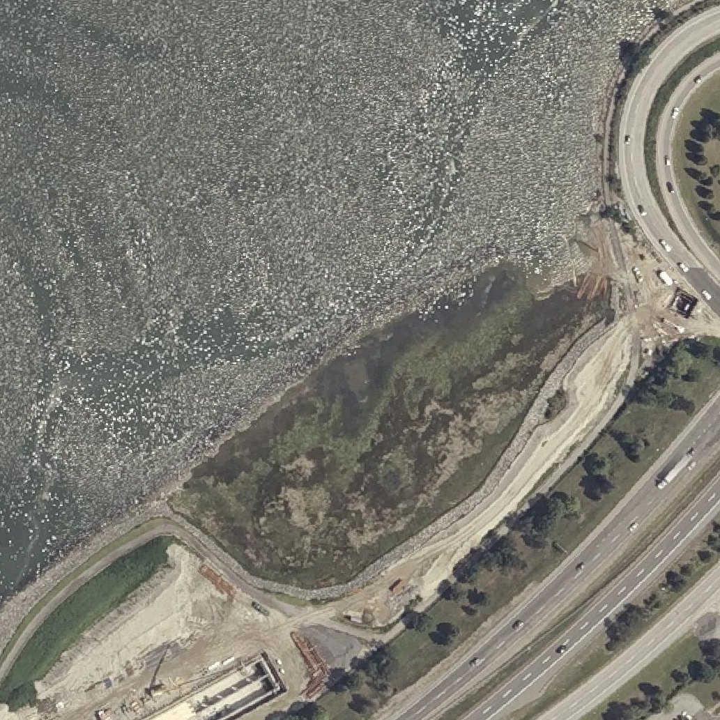 Aerial map of Back Cove Park