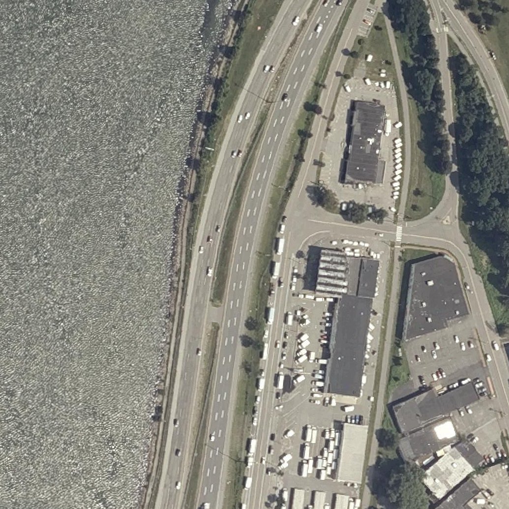 Aerial map of Back Cove Trail