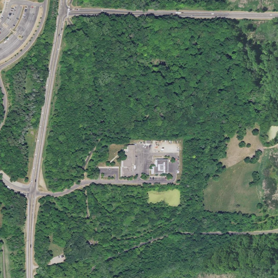 Aerial map of Baker Park Swimming Beach