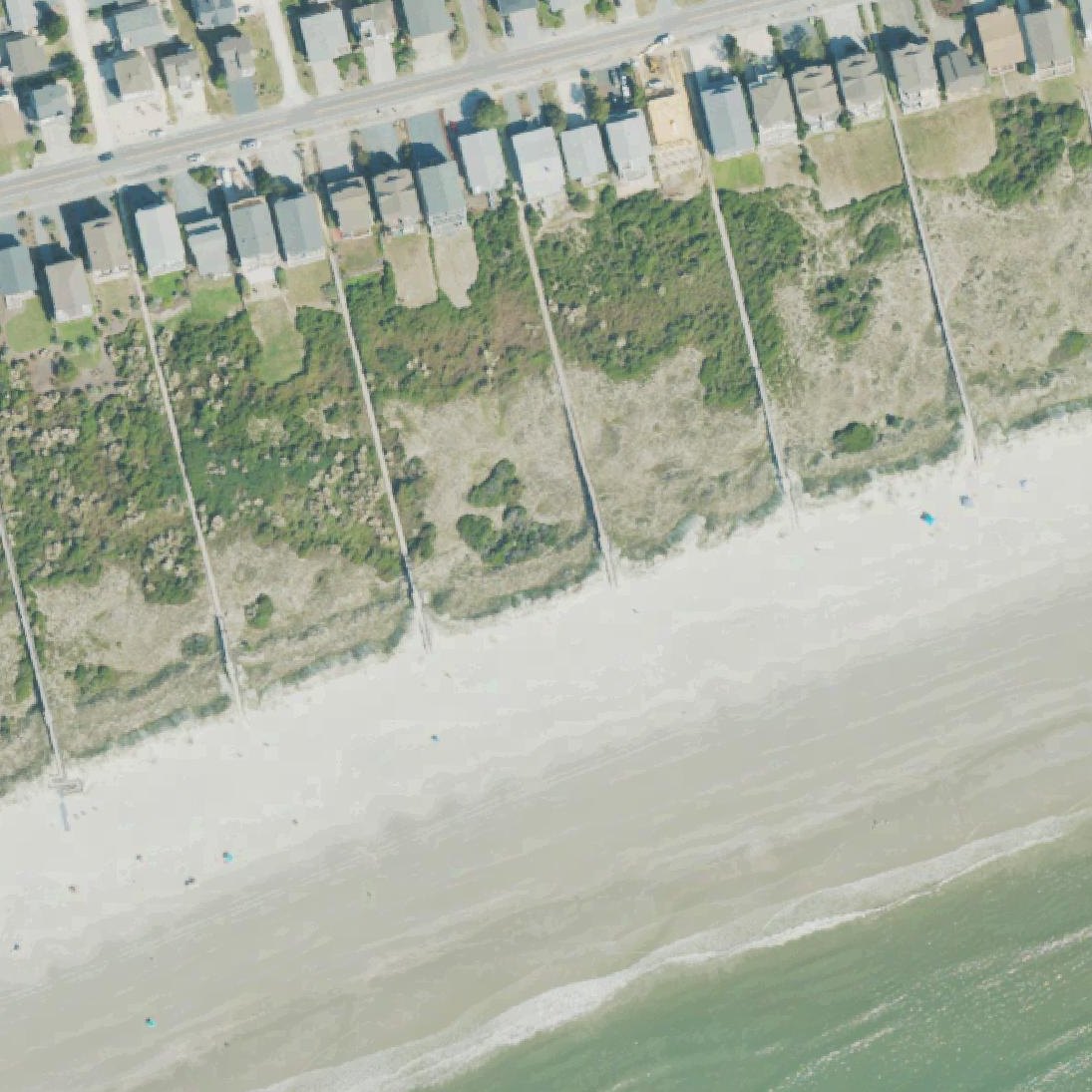 Aerial map of Bald Beach