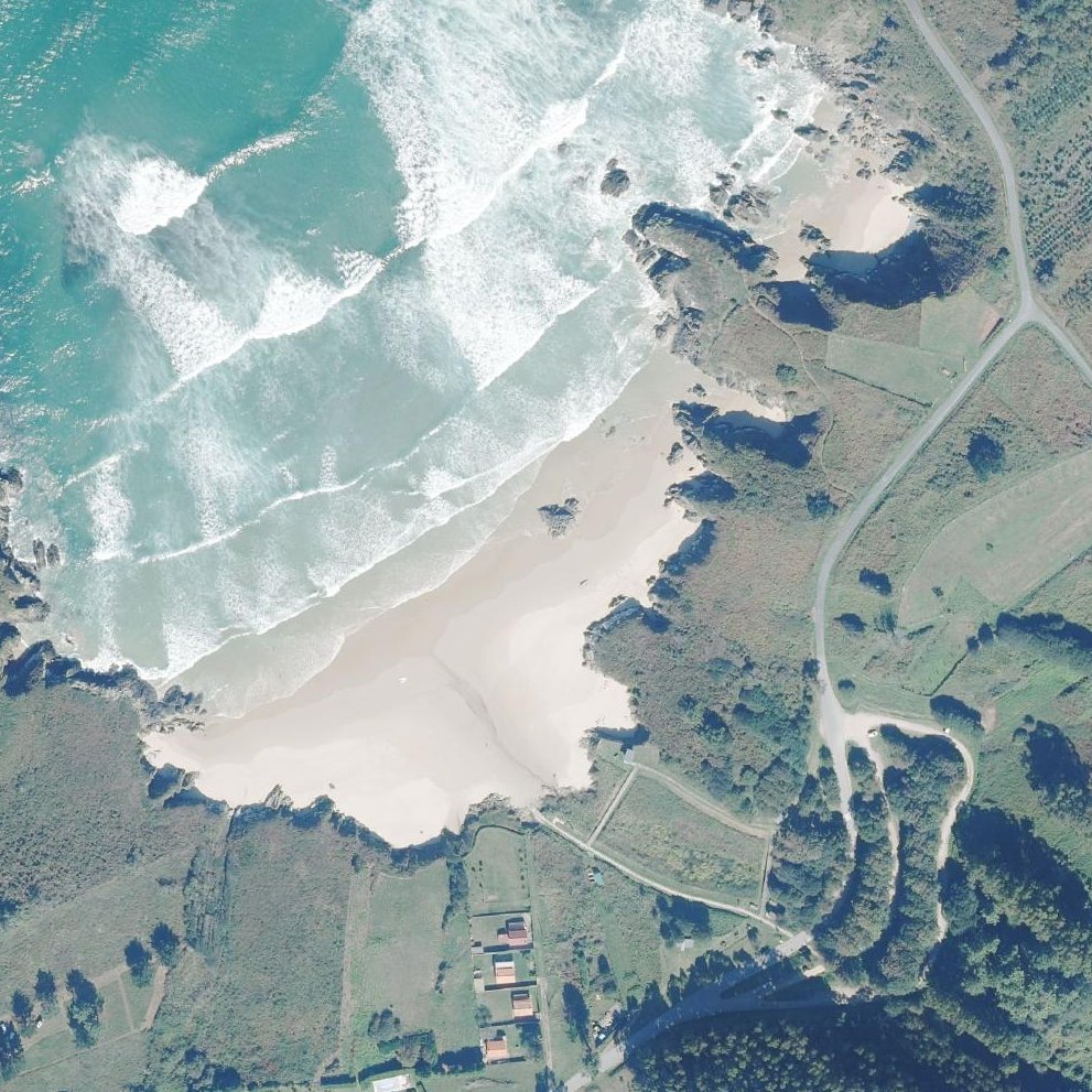 Aerial map of Baleo Beach