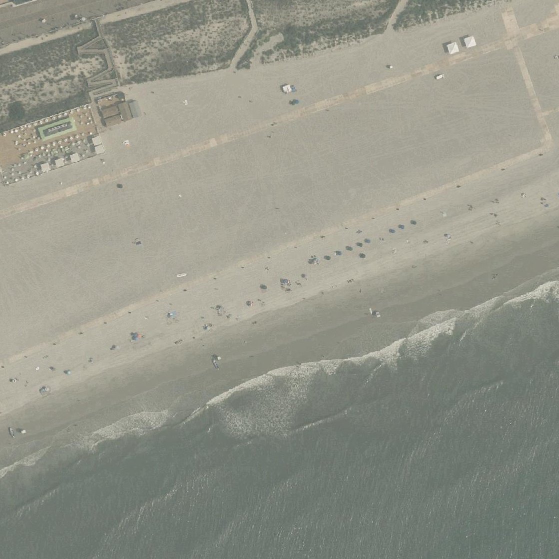 Aerial map of Bally's Legend’s VIP Beach