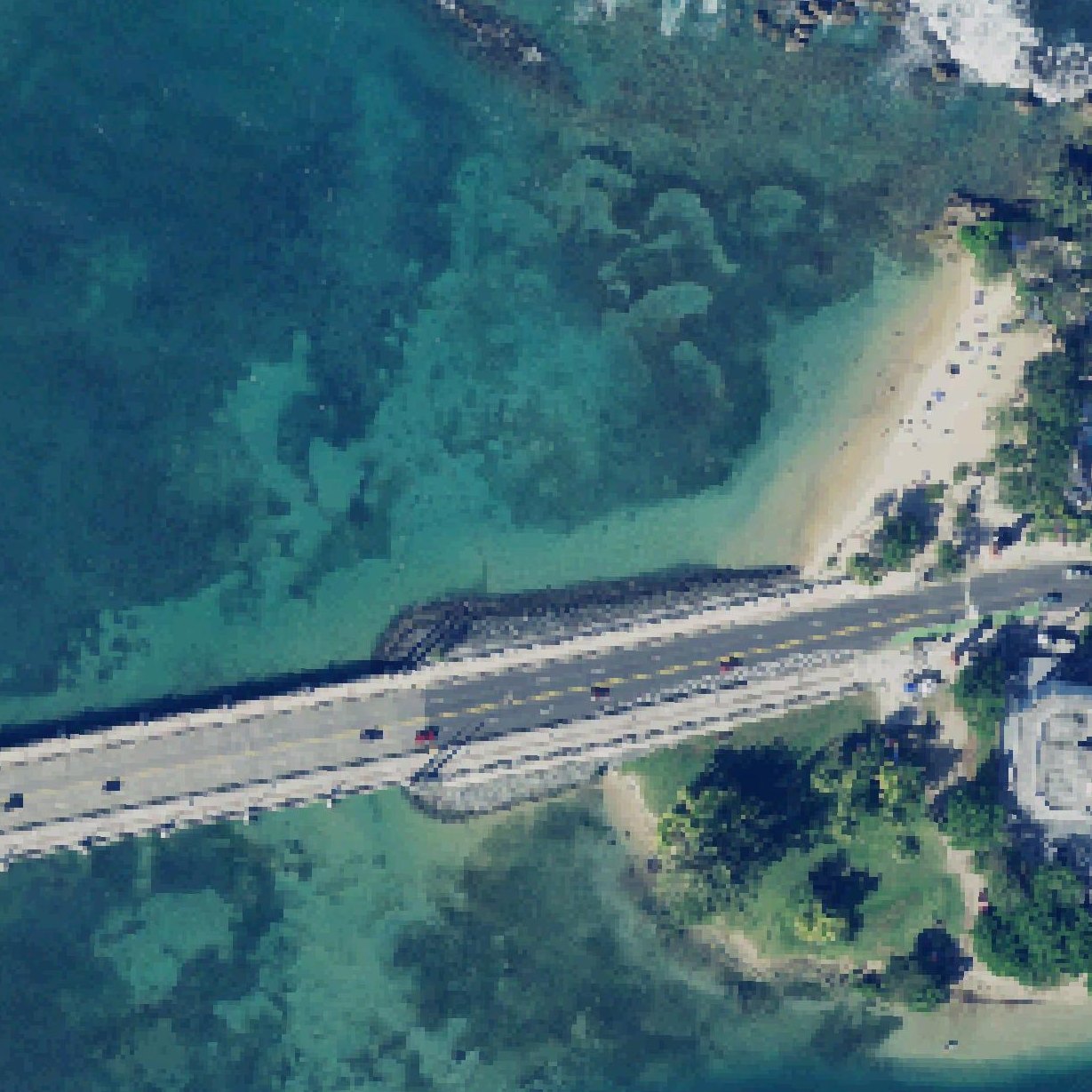 Aerial map of Balneario Condado