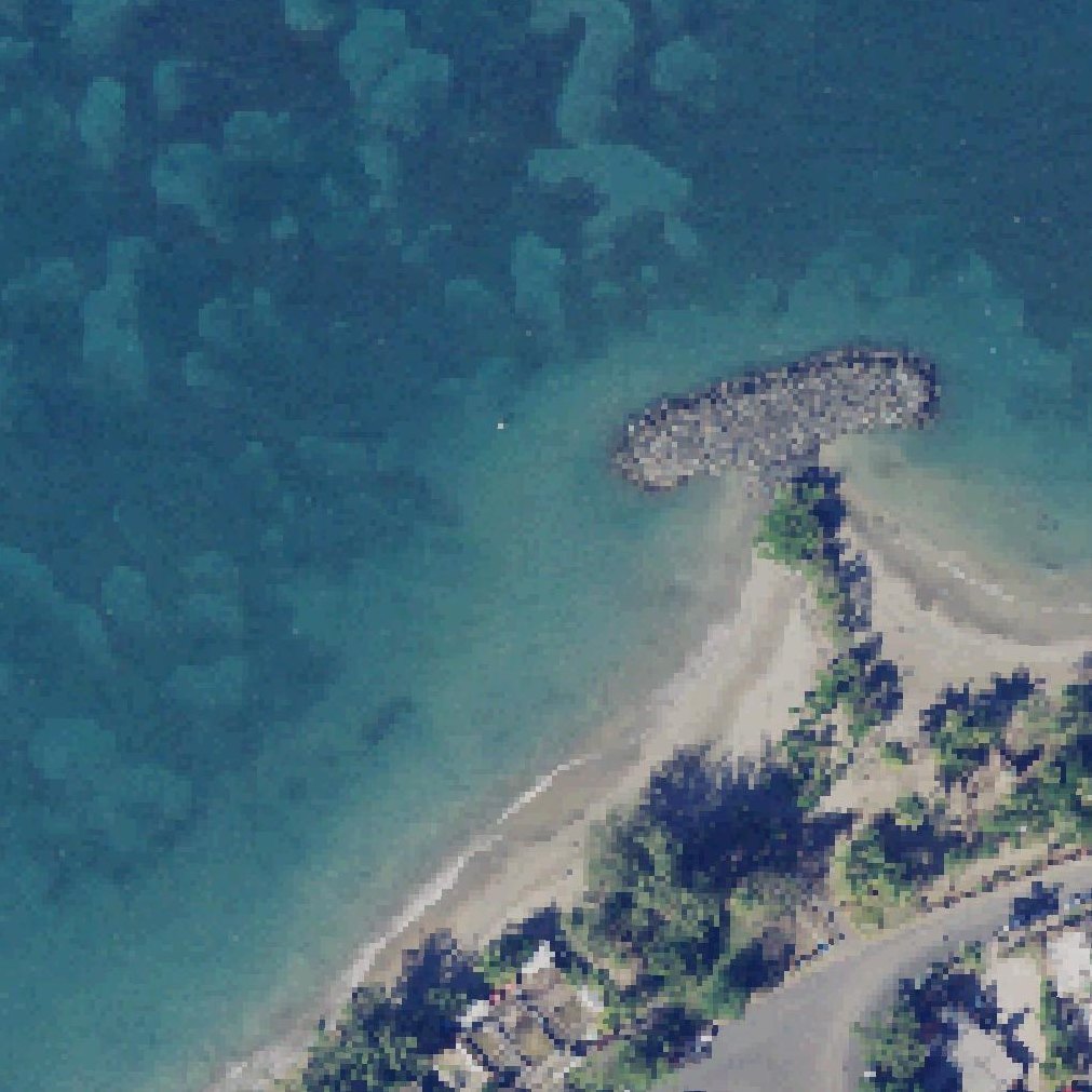 Aerial map of Balneario de Dorado