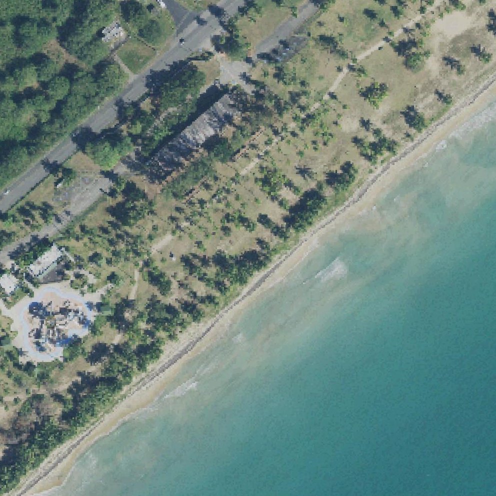 Aerial map of Balneario de Punta Santiago