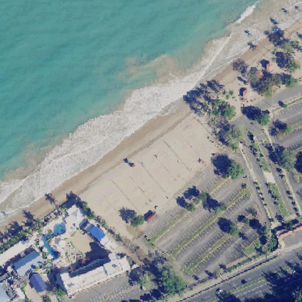 Aerial map of Balneario Isla Verde