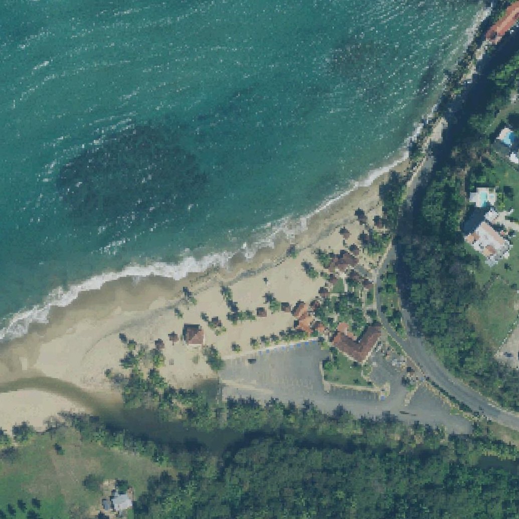 Aerial map of Balneario Pico de Piedra