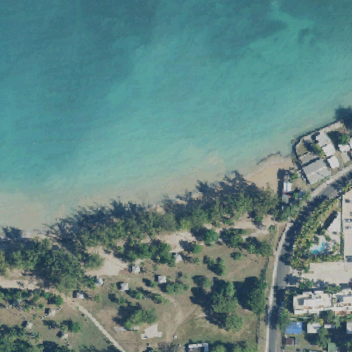 Aerial map of Balneario Seven Seas