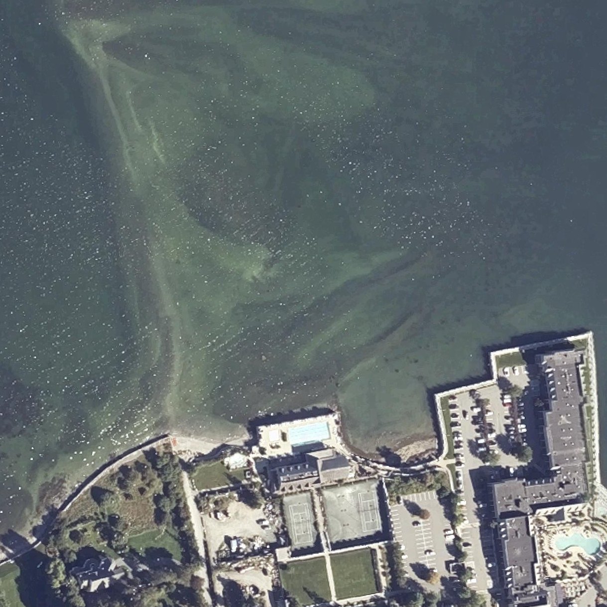 Aerial map of Bar Beach