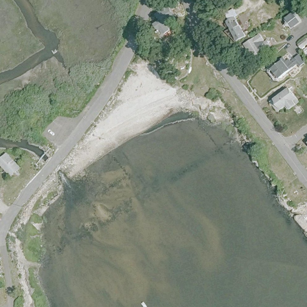 Aerial map of Barbara Pine Memorial Beach