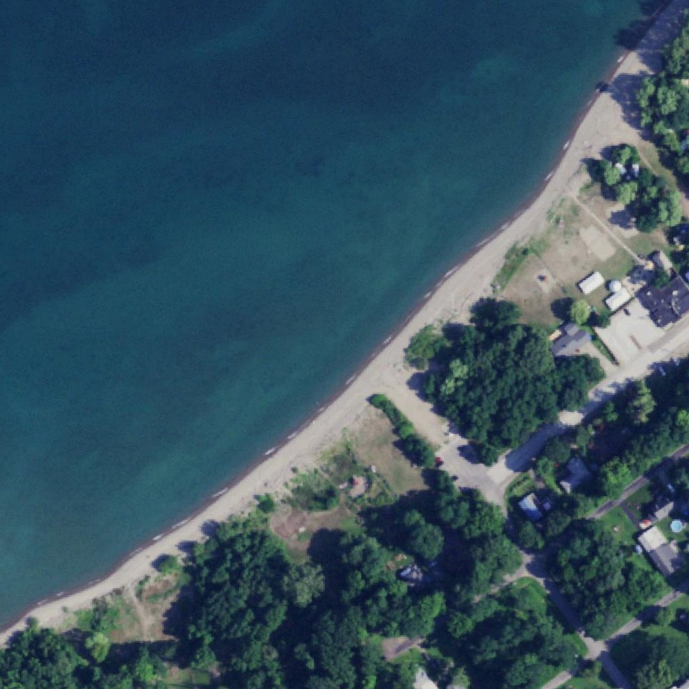 Aerial map of Barcelona Harbor Beach