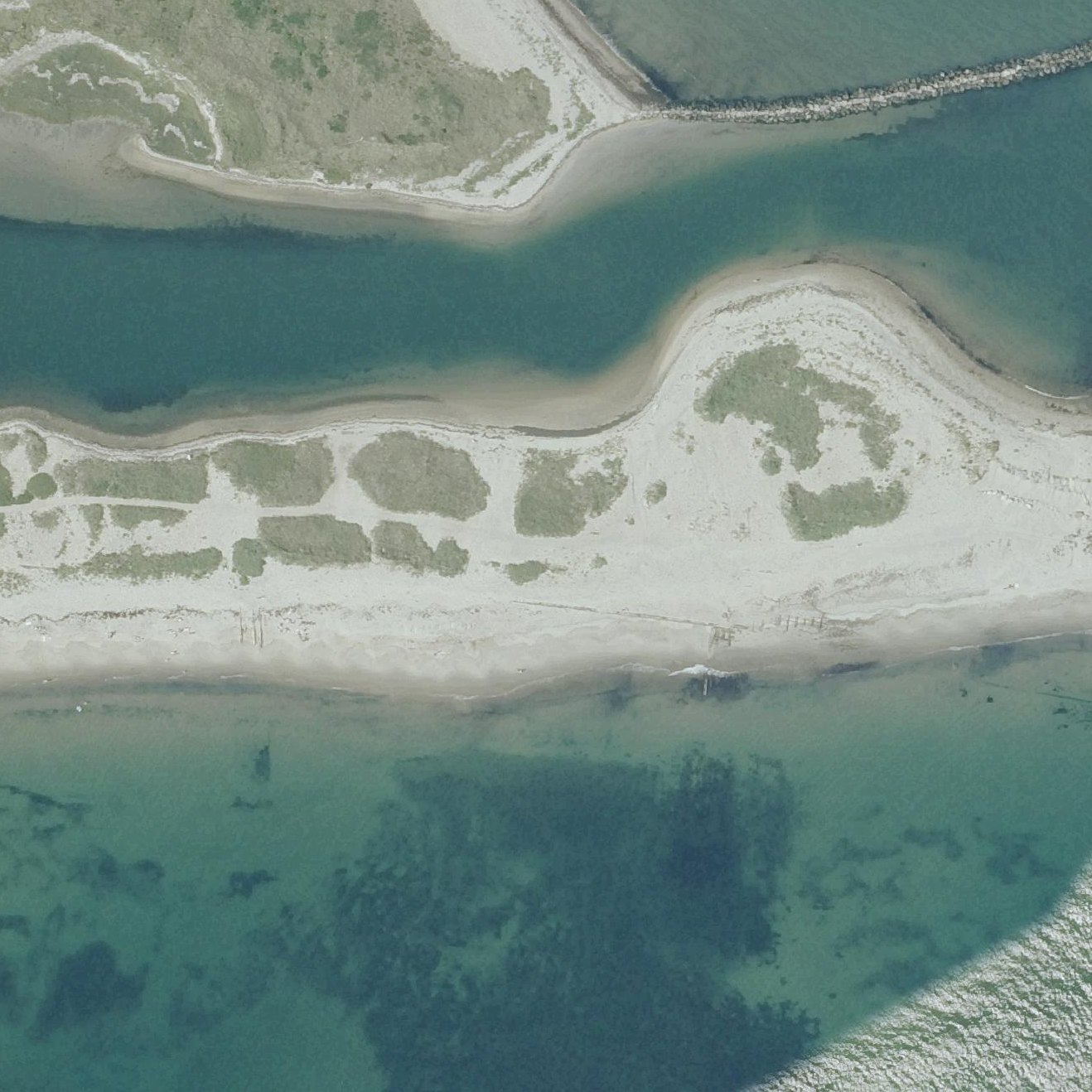Aerial map of Barges Beach