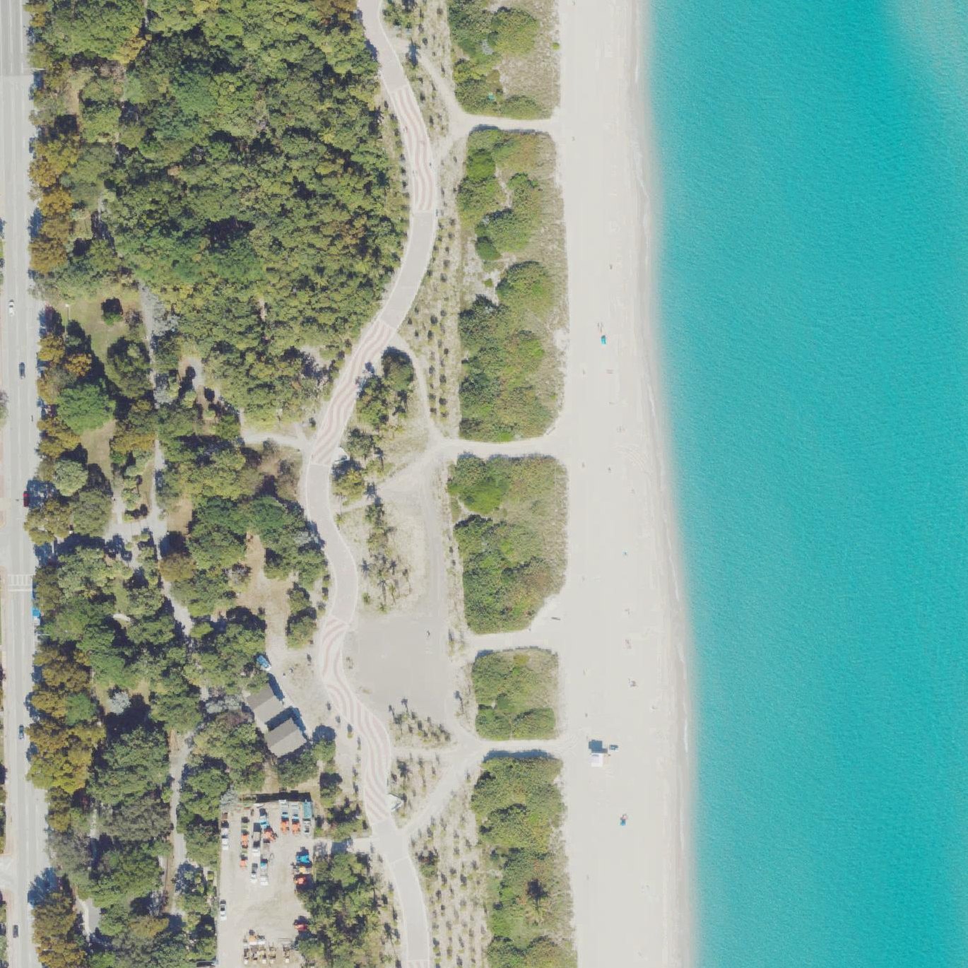 Aerial map of Bark Beach