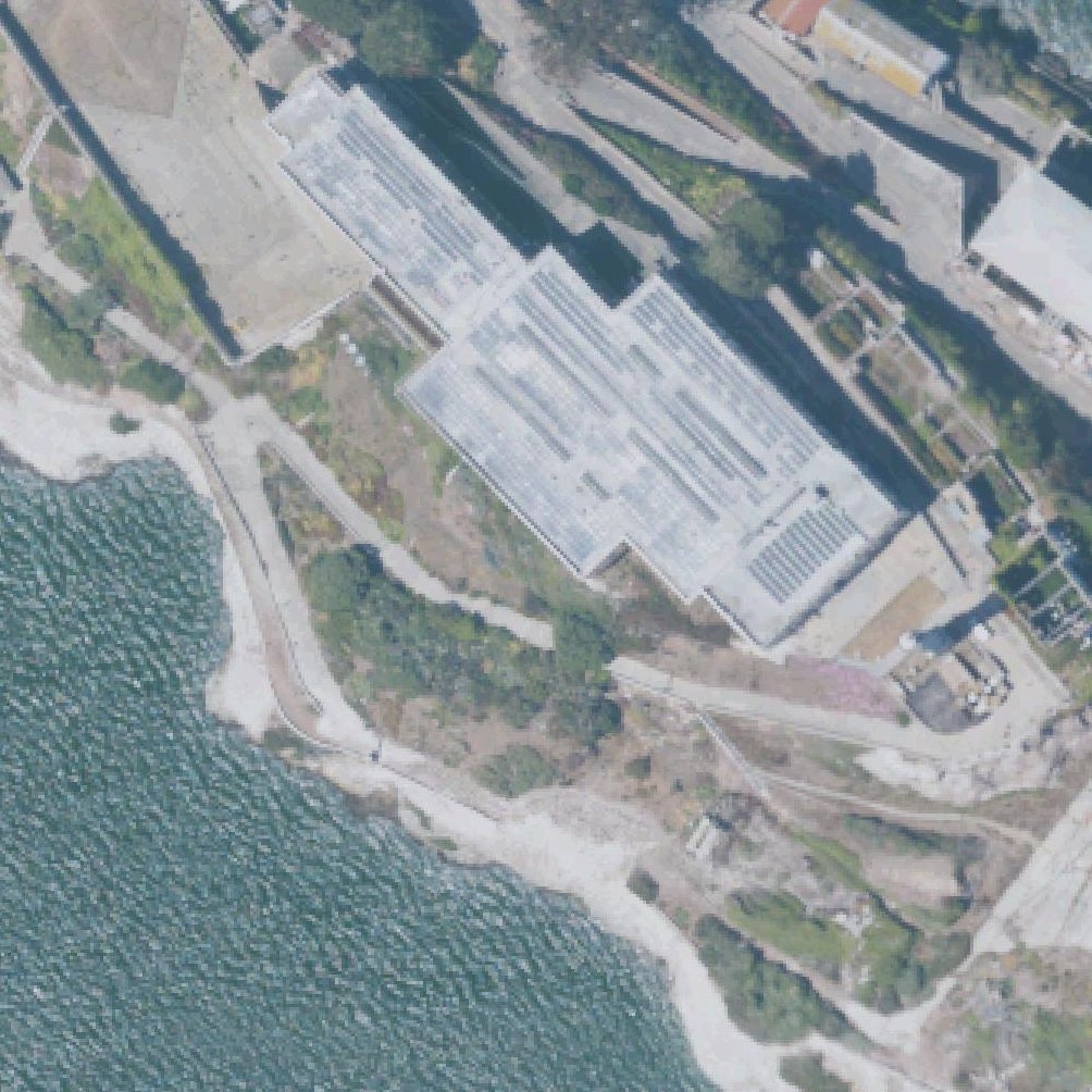 Aerial map of Barker Beach