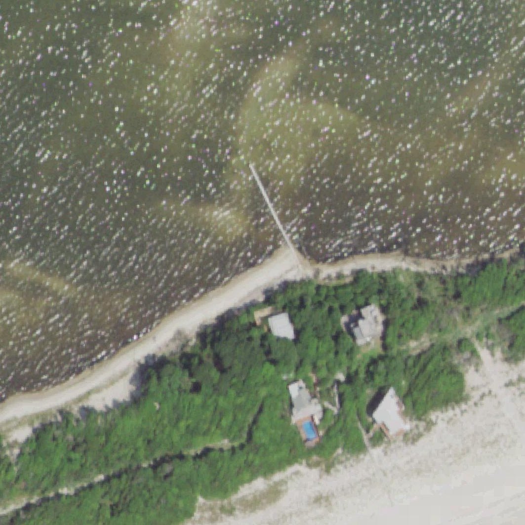 Aerial map of Barrett Beach Park