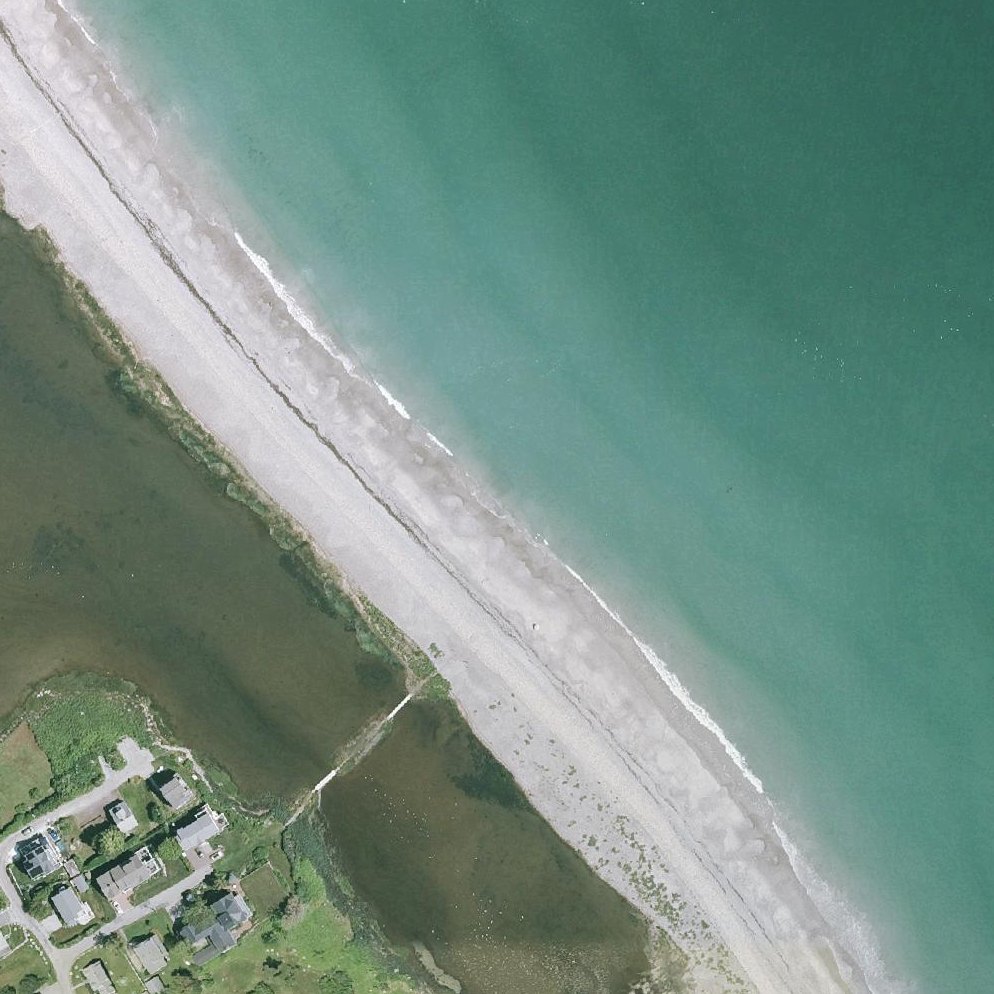 Aerial map of Barrier Beach