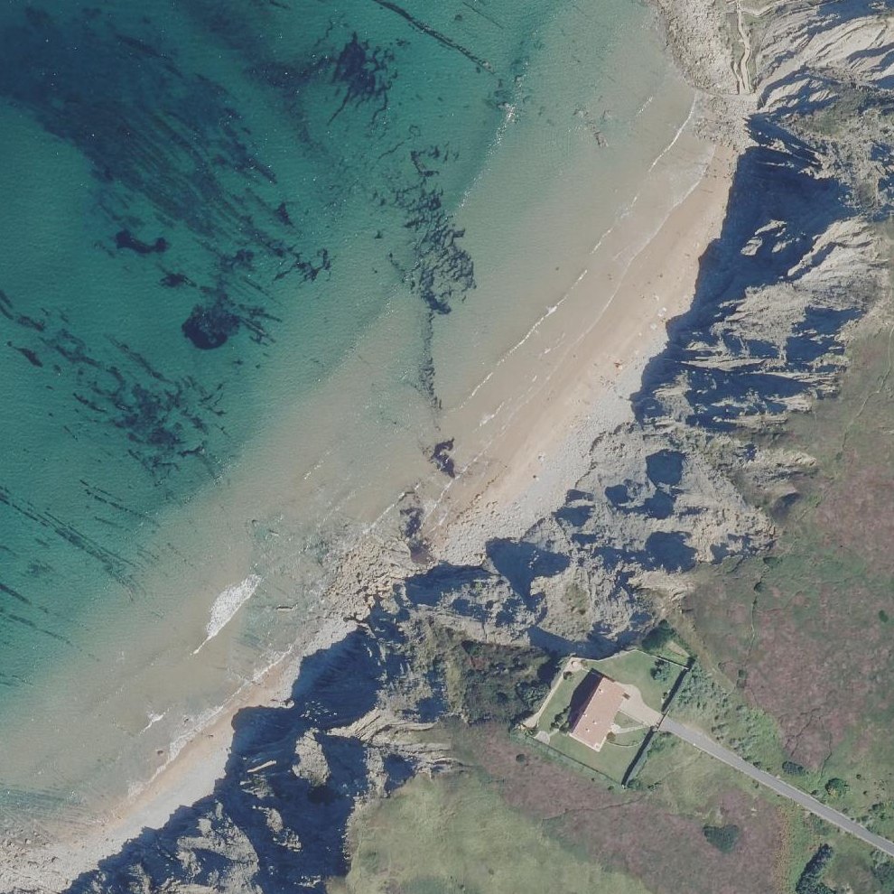 Aerial map of Barrikako Hondartza