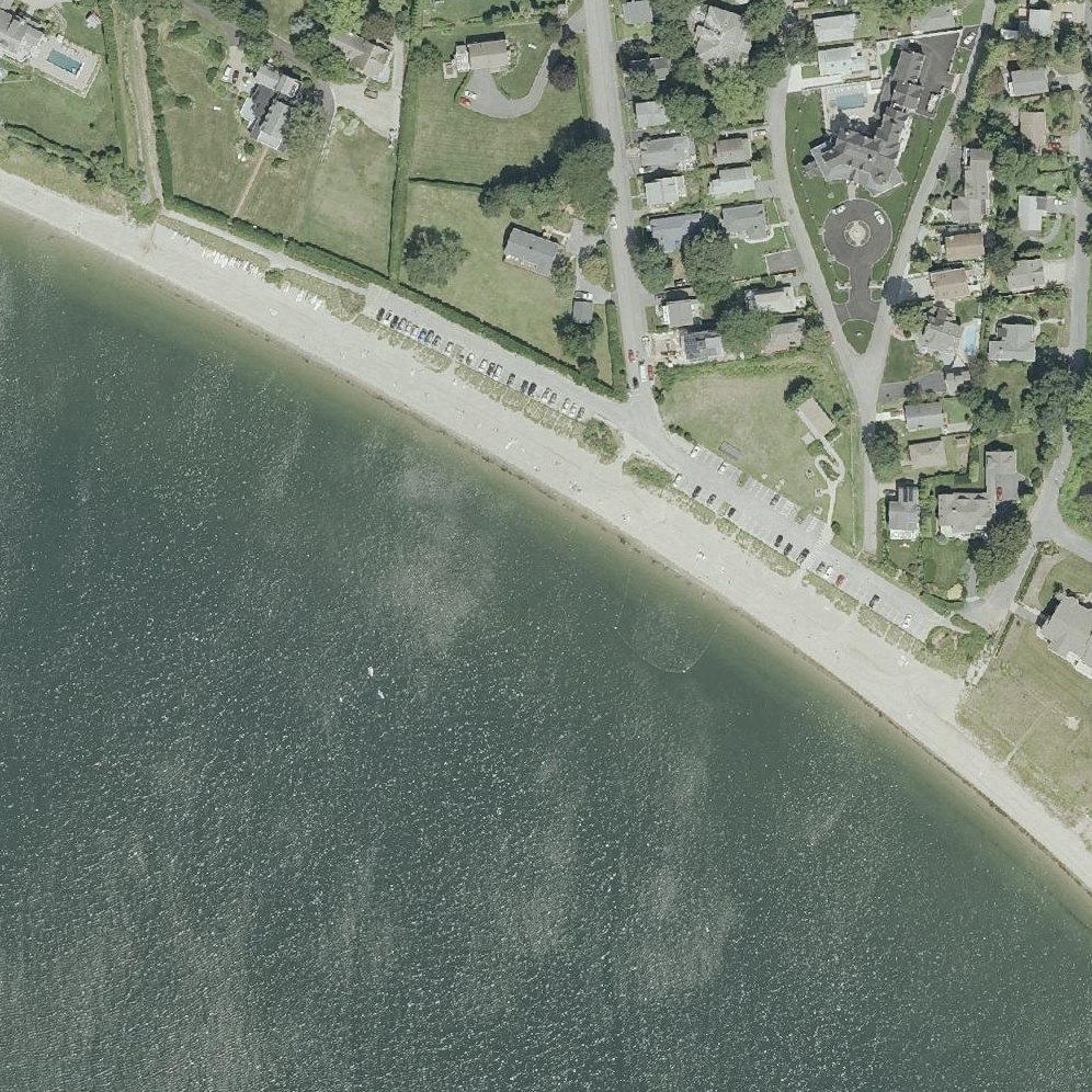 Aerial map of Barrington Beach