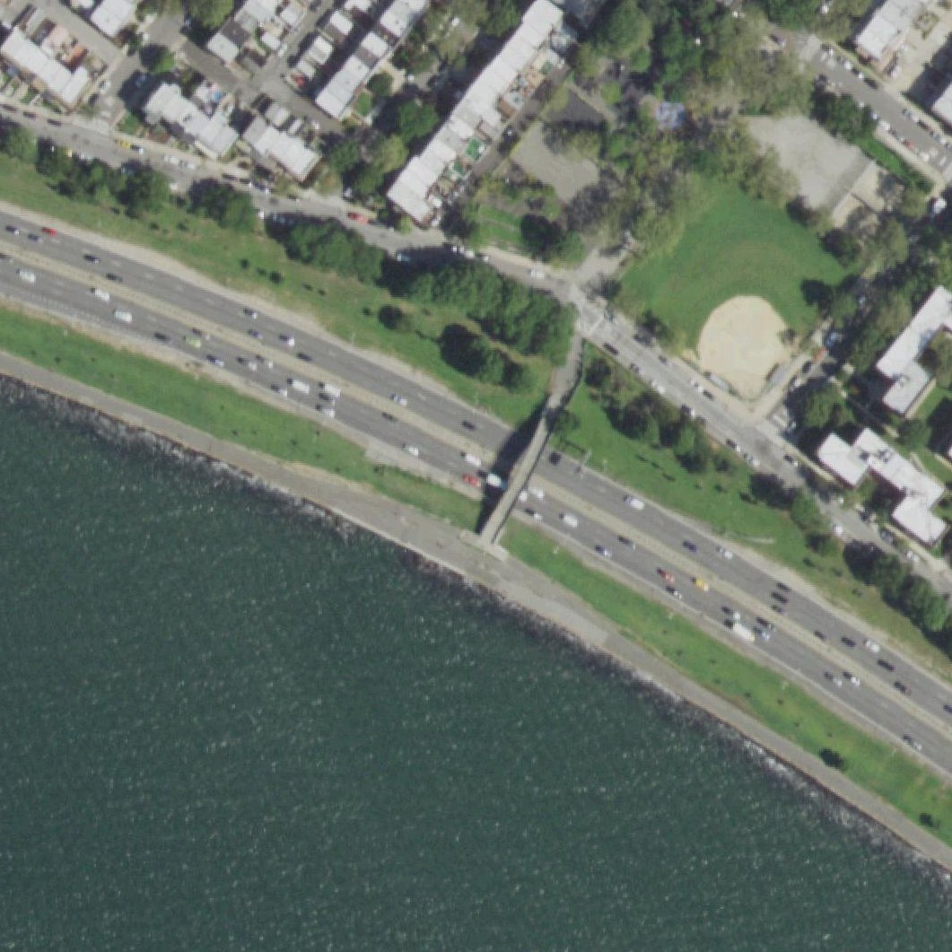 Aerial map of Bath Beach Park