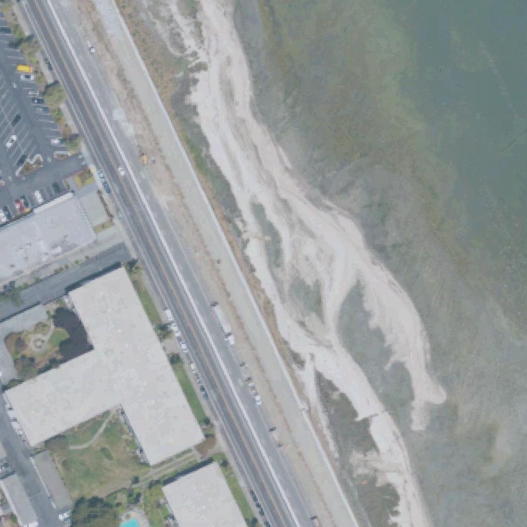 Aerial map of Bay Beach