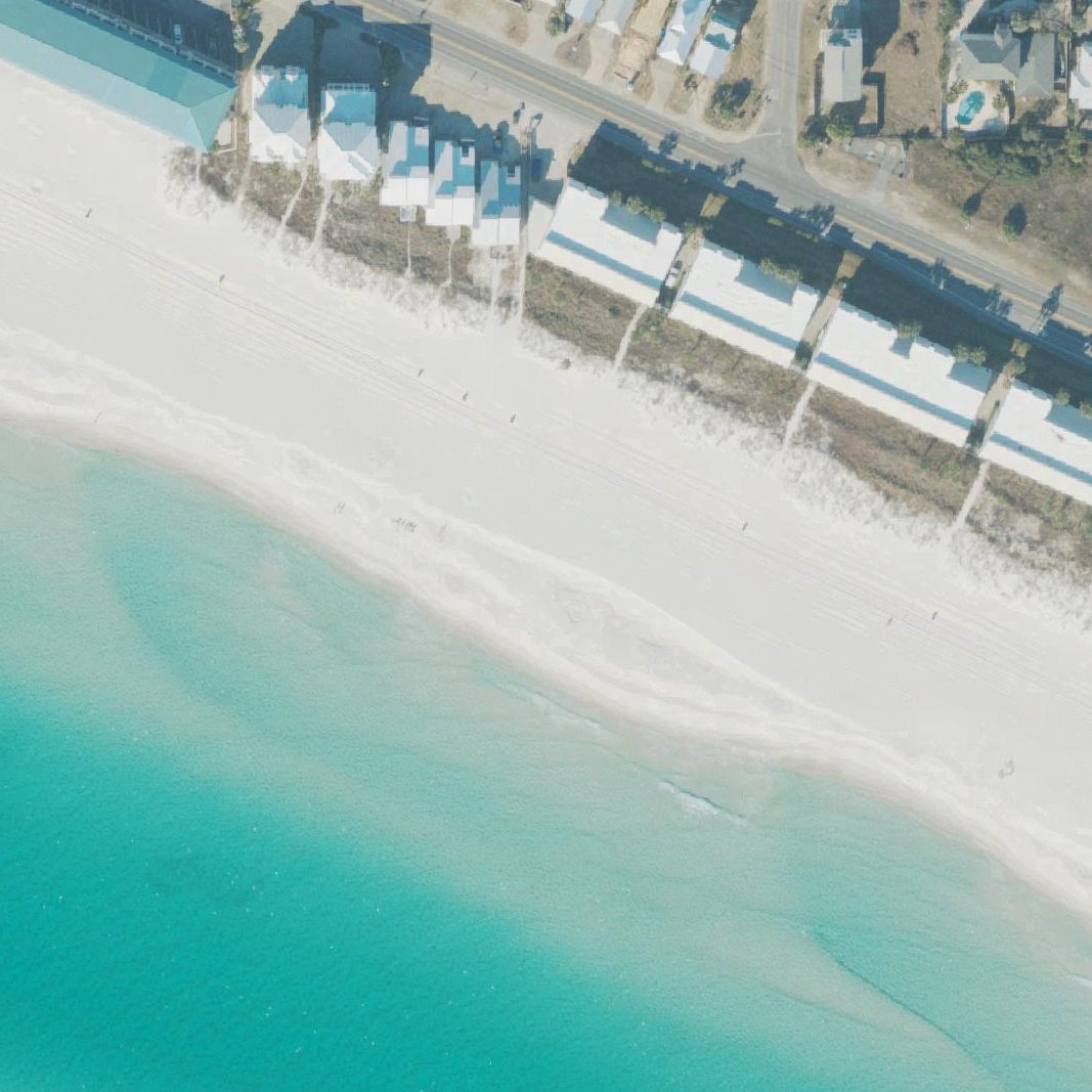 Aerial map of Bay County Public Beach Access 95
