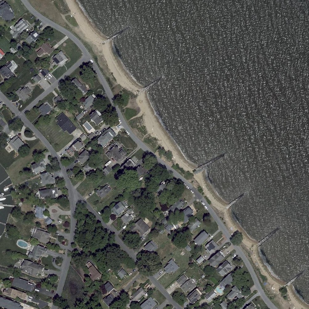 Aerial map of Bay Ridge Beach