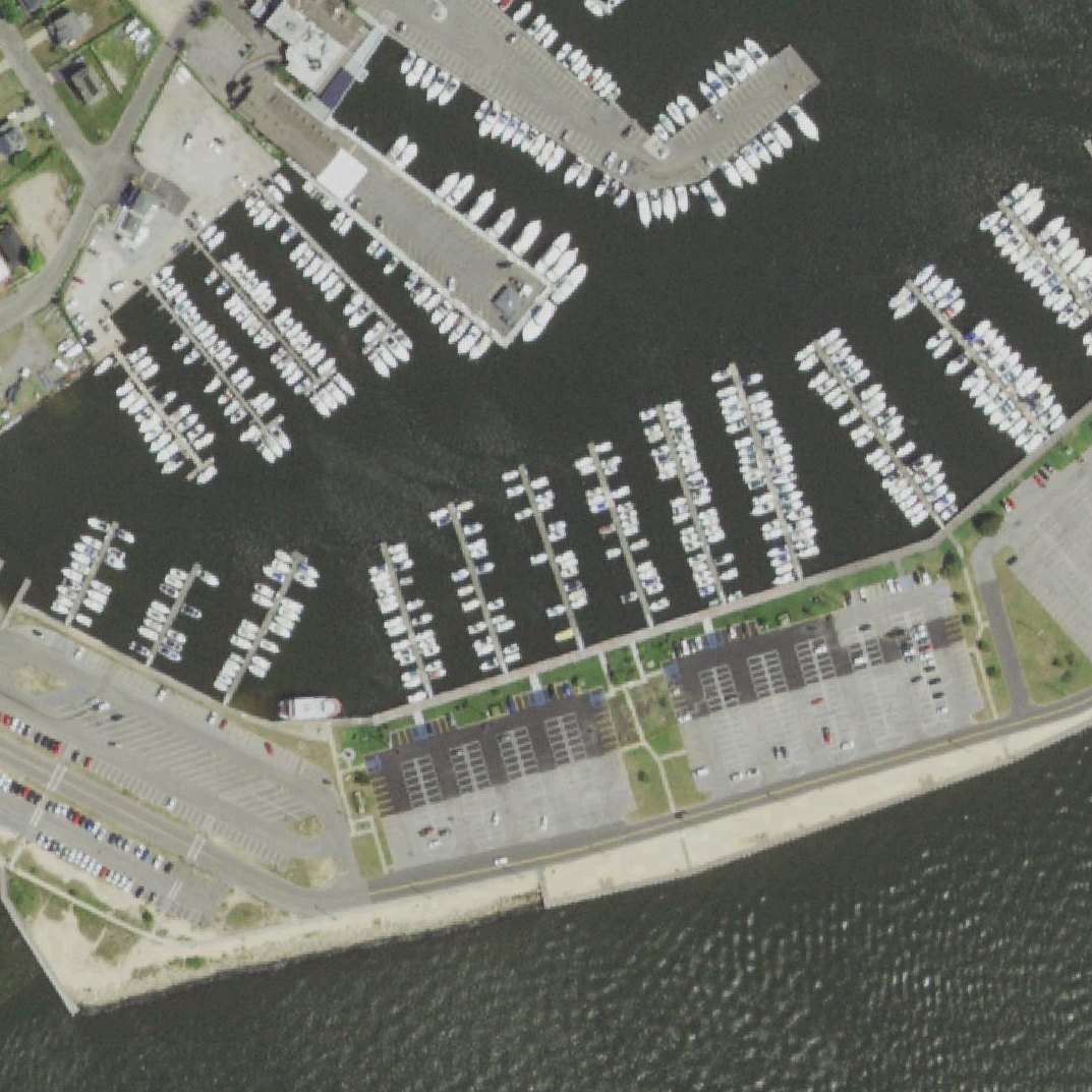 Aerial map of Bay Shore Manor Park