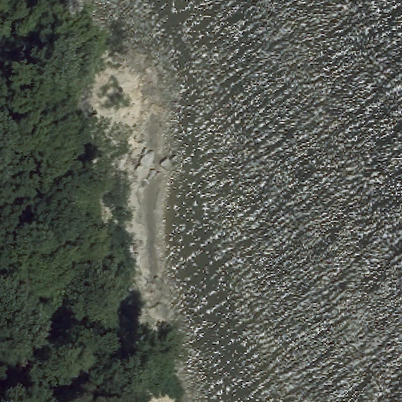 Aerial map of Bayfront Beach