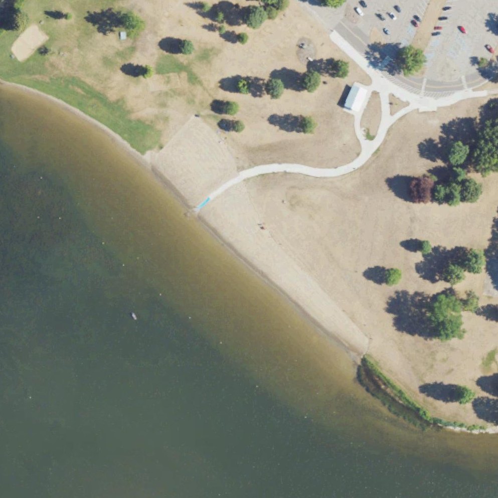 Aerial map of Baypoint Beach