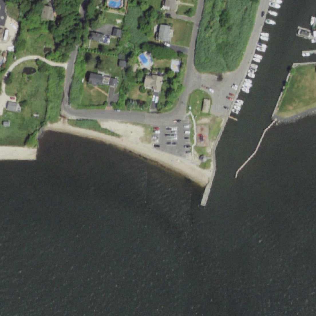 Aerial map of Bayport Beach