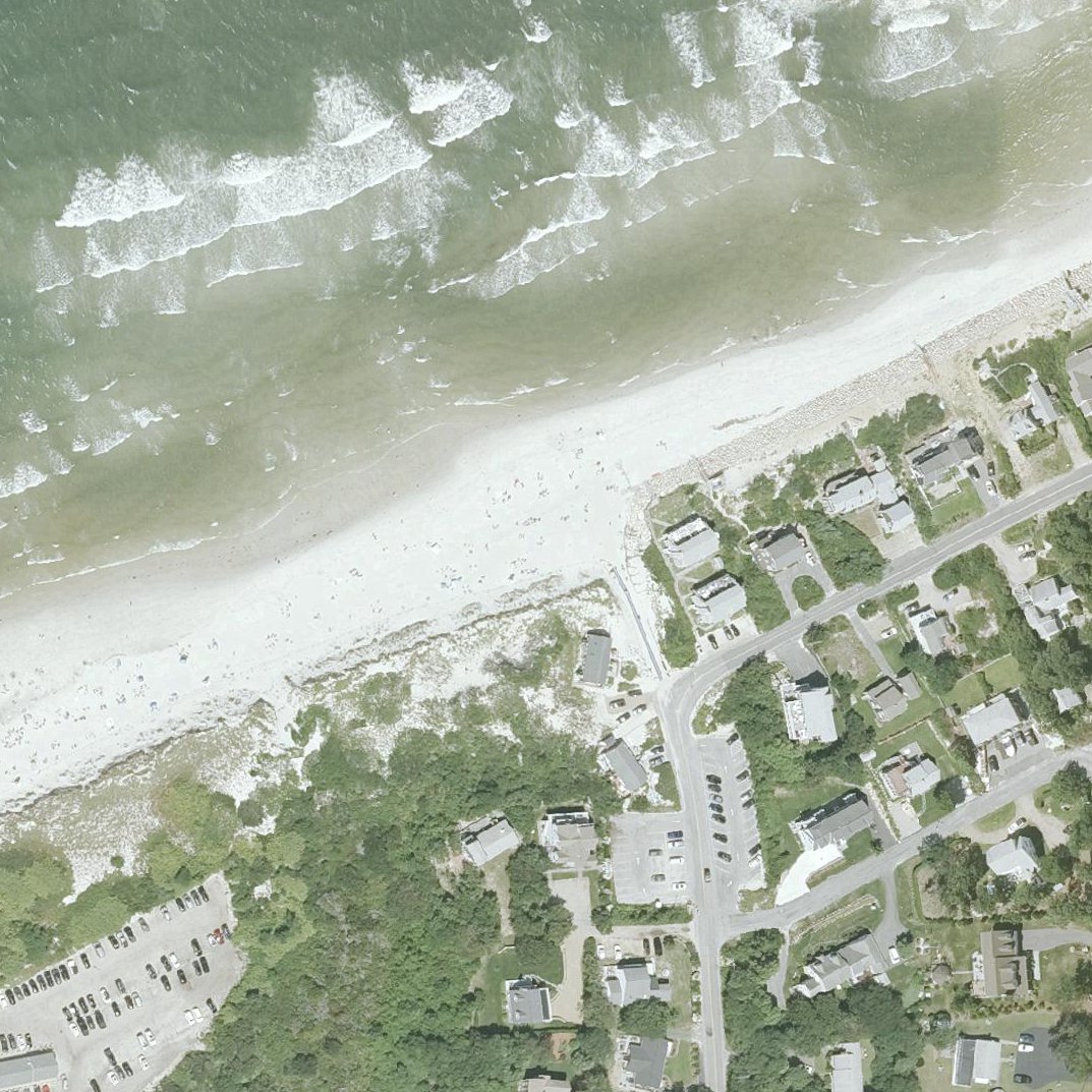 Aerial map of Bayview Beach