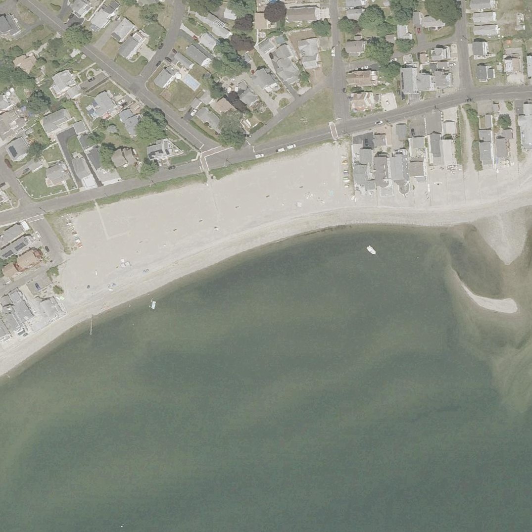 Aerial map of Bayview Beach