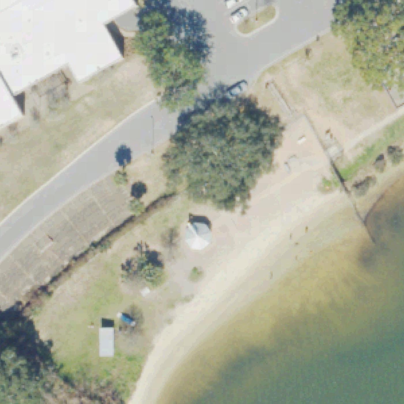 Aerial map of Bayview Dog Beach