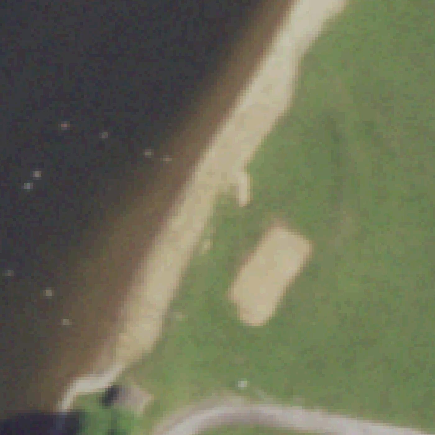 Aerial map of Beach 1