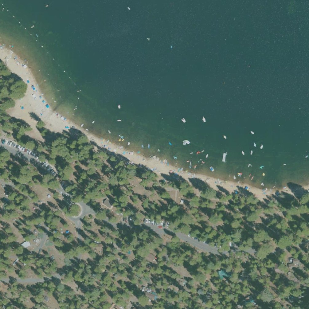 Aerial map of Beach 2