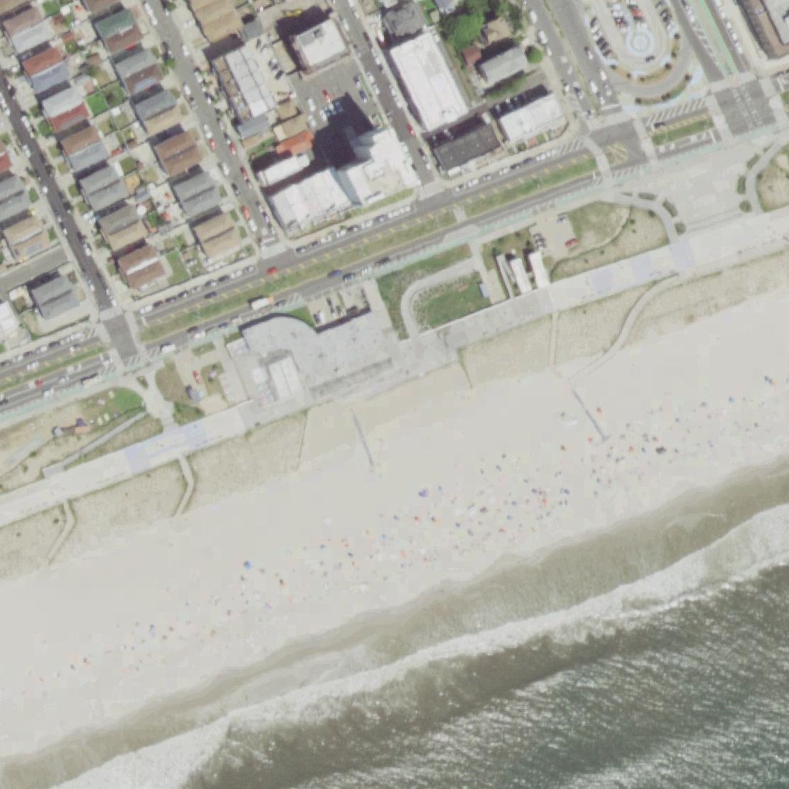 Aerial map of Beach 97th Concessions