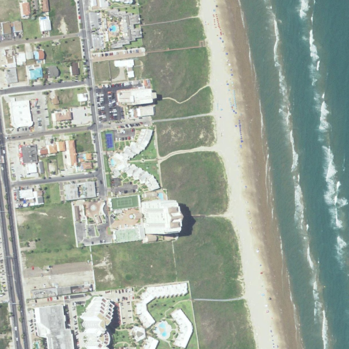 Aerial map of Beach Access #1