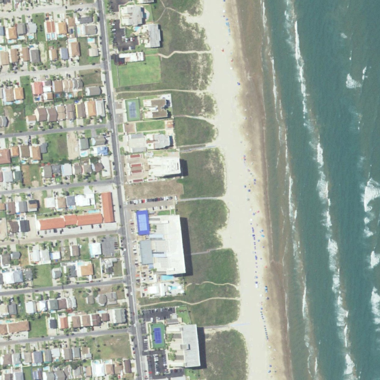 Aerial map of Beach Access #10 Riviera Circle