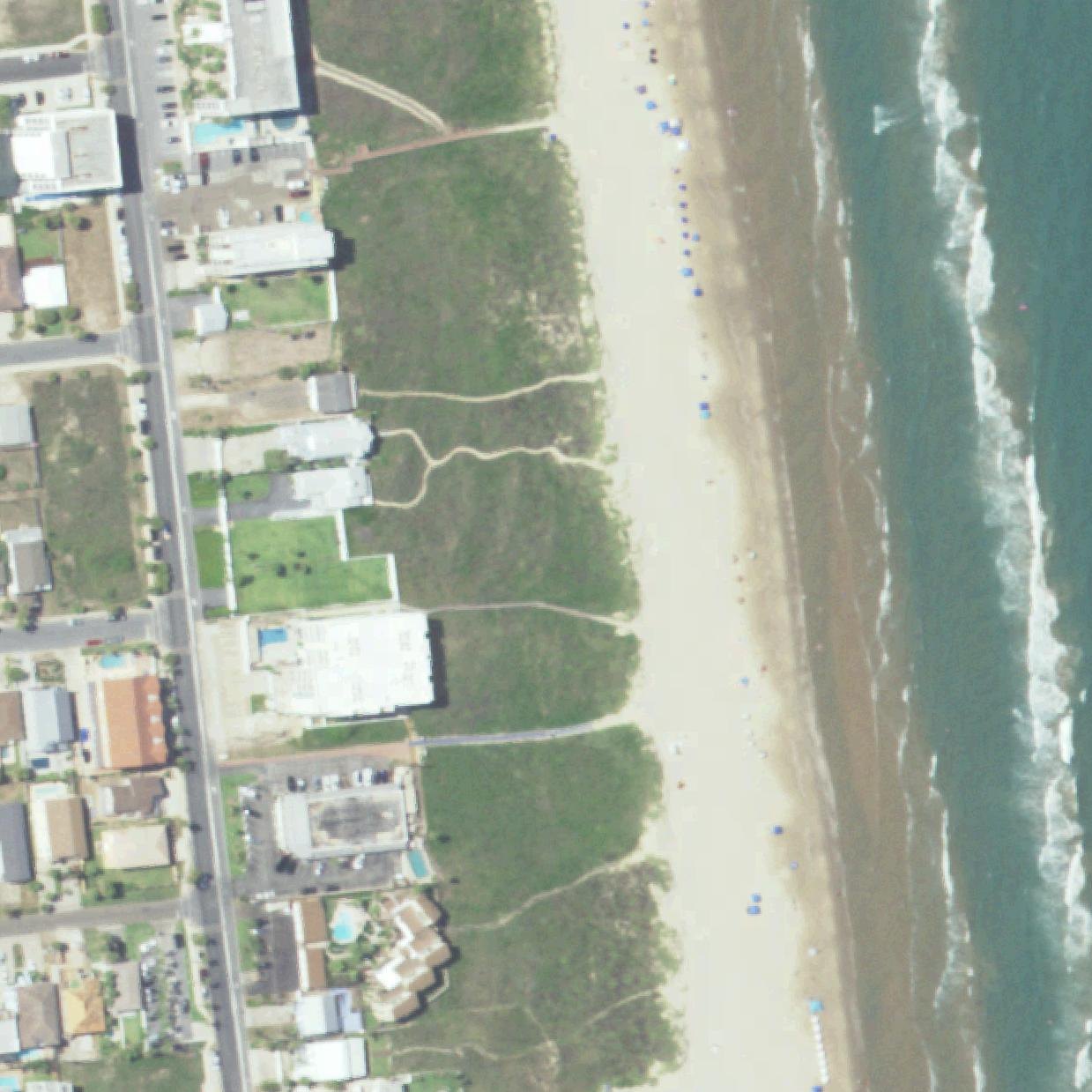 Aerial map of Beach Access #13 Moonlight Circle