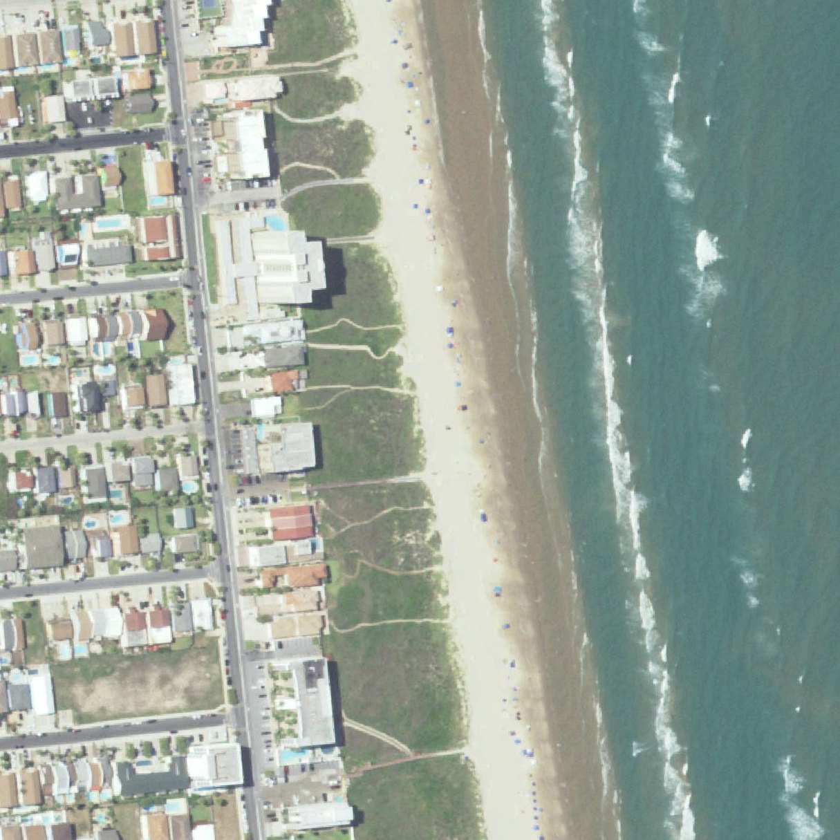Aerial map of Beach Access #14 - Bougainvillea Circle